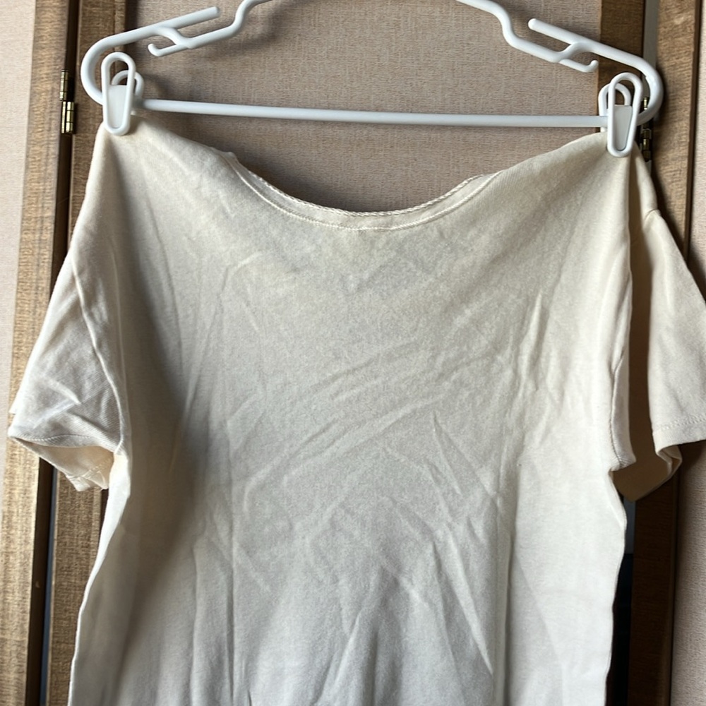 FINAL MARKDOWN Simply Roses Cream Top osfm - Picture 8 of 9